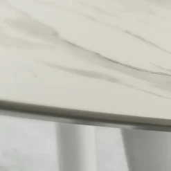 Tavolo da Pranzo con Piano Rotondo in Laminam Realizzato in Italia - Lingotto