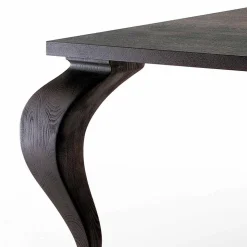 Tavolo da pranzo design di lusso in legno massello,made in Italy, Filo