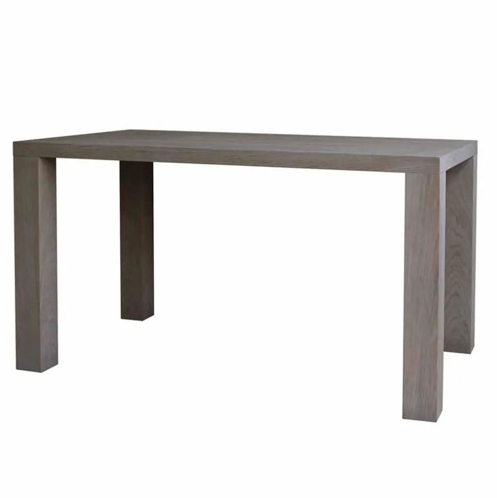 Tavolo da pranzo design moderno in rovere massello, L160xP90cm, Loran