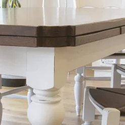 Tavolo da Pranzo in Frassino e 4 Sedie Incluse Made in Italy