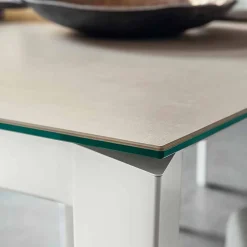 Tavolo da Pranzo in Laminam e Metallo Verniciato Realizzato in Italia - Efisto