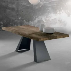 Tavolo da Pranzo in Legno Massello Made in Italy – Zerba