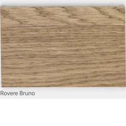 Tavolo da Pranzo in Legno Rovere e Metallo Color Grigio Ferro Made in Italy - Patty