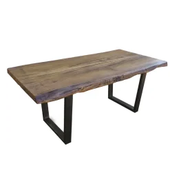 Tavolo da Pranzo in Quercia Secolare e 14 Sedie Incluse Made in Italy - Dite