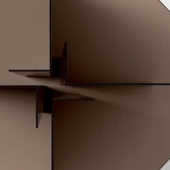 Tavolo da Pranzo in Vetro con Piano Rettangolare Made in Italy - Charles