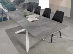Tavolo da Pranzo Moderno Allungabile, Piano Laminato - Marliana