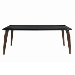 Tavolo da Pranzo Piano in Mdf con Inserto Superiore Made in Italy - Abisso