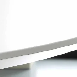 Tavolo da pranzo tondo bianco Topeka, design moderno