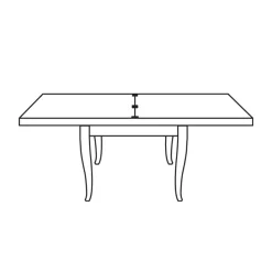 Tavolo da Soggiorno Allungabile a 200 cm Made in Italy - Panas