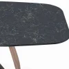 Tavolo da Soggiorno Fisso con Base in Legno Made in Italy - Equatore