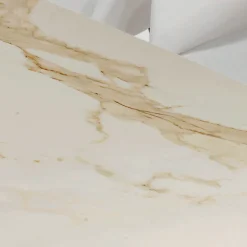 Tavolo da Soggiorno Fisso con Base in Legno Made in Italy - Equatore