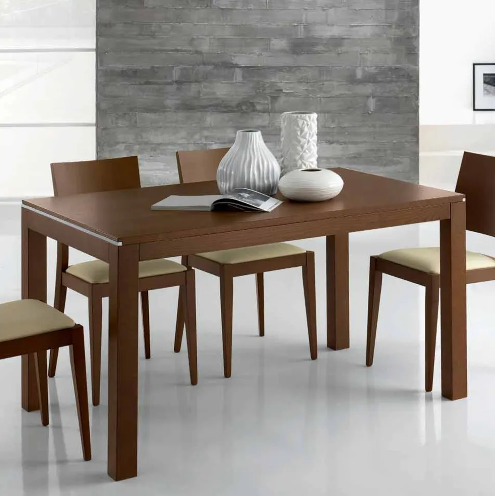 Tavolo di Design Allungabile Fino 350 cm in Legno Frassino Made in Italy – Ketla