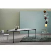 Tavolo di design in marmo bianco Bebop made in Italy