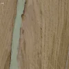 Tavolo di design moderno con piano in legno e base in metallo, Esperia