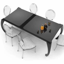 Tavolo di design moderno da pranzo prodotto in Italia, Milzano