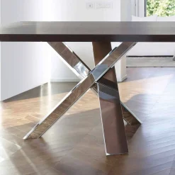Tavolo di design moderno in legno 240x120cm made in Italy Tree