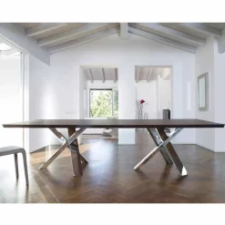 Tavolo di design moderno in legno 270x120cm made in Italy Tree
