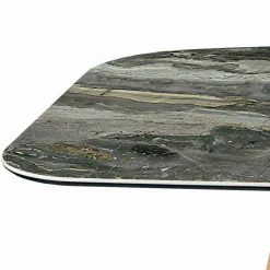 Tavolo Fisso a Botte con Base in Frassino Tinta Noce Canaletto Made in Italy - Nord