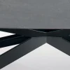 Tavolo Fisso a Botte con Piano in Laminato e Acciaio Made in Italy - Grotta