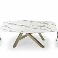 Tavolo Fisso a Botte con Piano in Laminato Made in Italy - Settimmio