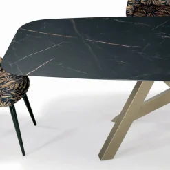 Tavolo Fisso a Botte con Piano in Laminato Made in Italy - Settimmio