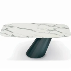 Tavolo Fisso con Piano a Botte in Laminato Made in Italy - Pantaloni