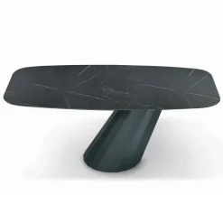 Tavolo Fisso con Piano a Botte in Laminato Made in Italy - Pantaloni
