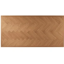 Tavolo Fisso 180x90 cm in Rovere e Base in Ferro - Legame