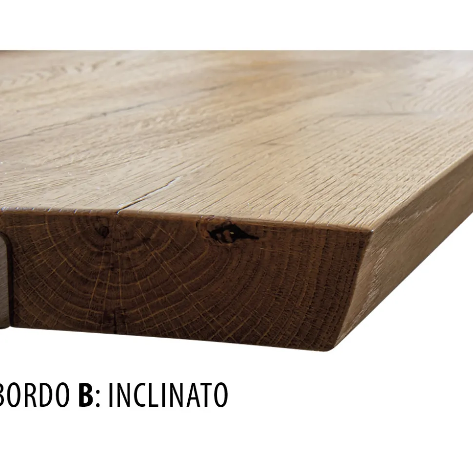 Tavolo Indoor con Piano e Gambe in Rovere Realizzato in Italia – Geolier