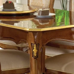 Tavolo in Legno Allungabile 280 cm Stile Classico Made in Italy - Majesty
