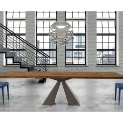 Tavolo in Legno Allungabile fino a 300 cm Moderno Made in Italy - Dalmata