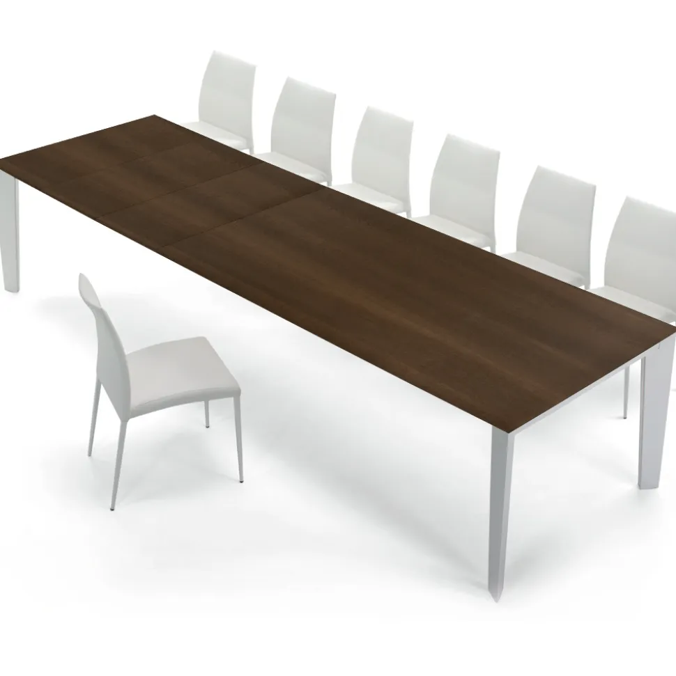 Tavolo in Legno Impiallacciato Allungabile fino a 325 cm Made in Italy – Settanta