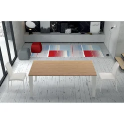 Tavolo in Legno Impiallacciato Allungabile fino a 325 cm Made in Italy – Settanta