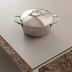 Tavolo in vetroceramica allungabile a libro fino a 240 cm Terni