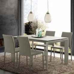 Tavolo in vetroceramica allungabile a libro fino a 240 cm Terni