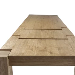 Tavolo Living Allungabile in Placcato di Rovere Nodato Made in Italy – Durin