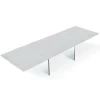 Tavolo Moderno Allungabile a 300 cm in Laminato e Vetro Made in Italy – Strappo