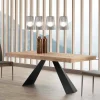 Tavolo Moderno Allungabile Fino a 260/280 cm in Legno e Metallo - Teramo