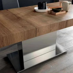 Tavolo Moderno Allungabile Fino a 480 cm in Legno Made in Italy - Michael
