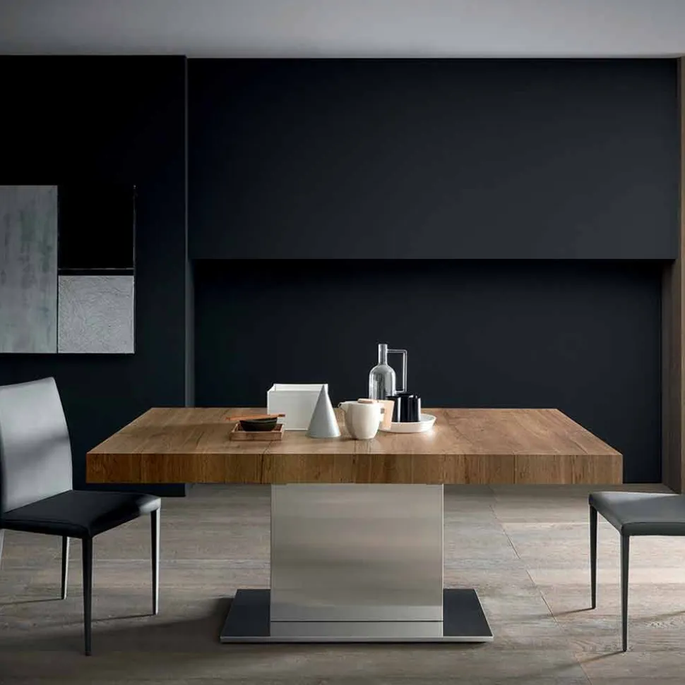 Tavolo Moderno Allungabile Fino a 480 cm in Legno Made in Italy - Michael