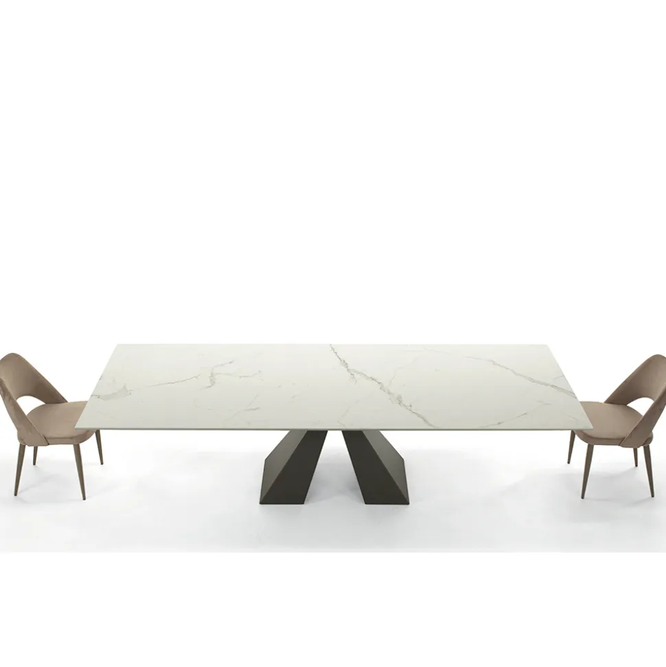 Tavolo Moderno Allungabile Fino a 278 cm in Ceramica Made in Italy – Dalmata