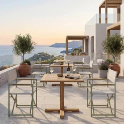 Tavolo Outdoor con Piede Centrale di Varie Misure – Yggdrasil