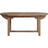 Tavolo Ovale Allungabile a 240 cm da Esterno Realizzato in Teak - Edera