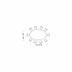 Tavolo Ovale Moderno in Marmo Carrara o Nero Marquinia Made in Italy – Dollars