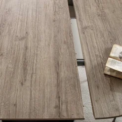 Tavolo per Sala da Pranzo con Piano Rotondo Allungabile Fino a 170 cm - Moreno
