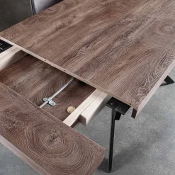 Tavolo per Sala da Pranzo in Legno Nobilitato Allungabile Fino a 280 cm - Lukas