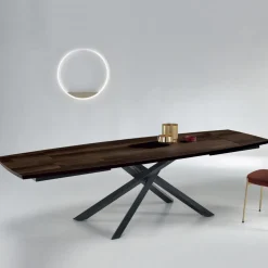 Tavolo Pranzo Allungabile Fino a 300 cm in Rovere Made in Italy - Antonino