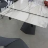 Tavolo Pranzo Allungabile Fino 270 cm con Piano Vetro Ceramica - Trasimeno
