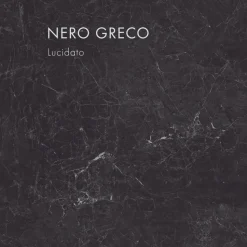 Tavolo Pranzo con Piano Rotondo in Gres Porcellanato Made in Italy - Emilio