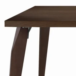 Tavolo Pranzo Struttura e Piano in Legno Massello Made in Italy - Giustino
